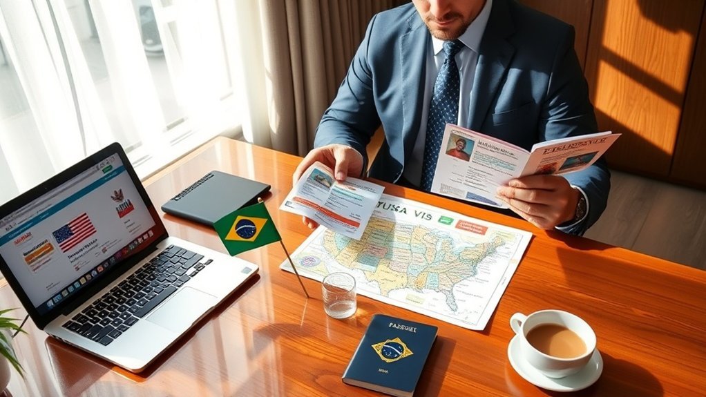 compreendendo as categorias de visto dos EUA