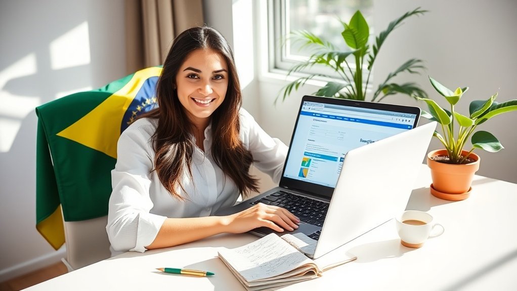 usando plataformas de emprego americanas