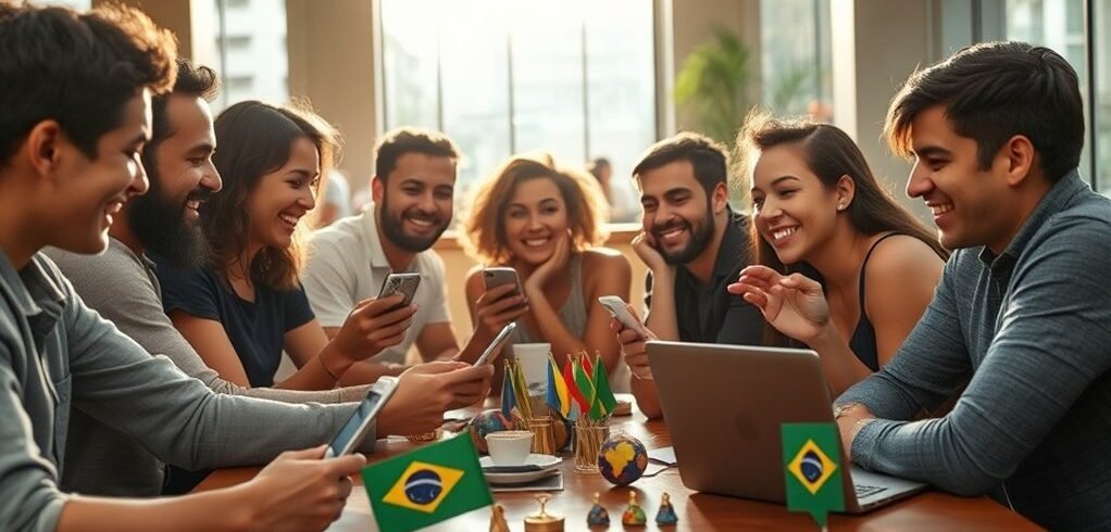 usando as redes sociais para imigração