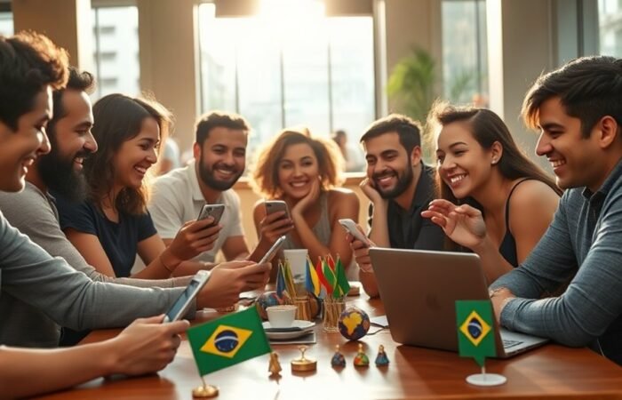usando as redes sociais para imigração