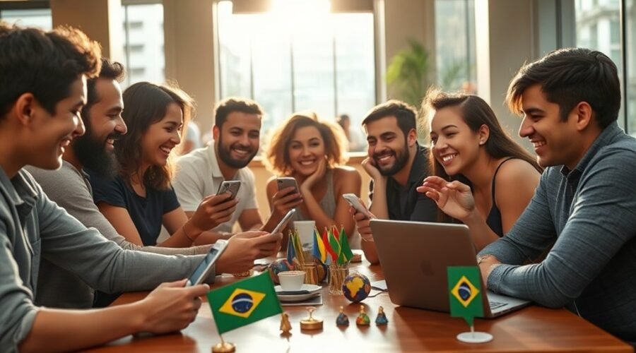 usando as redes sociais para imigração