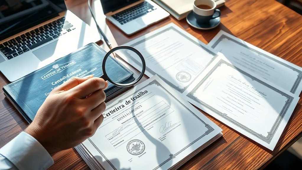 validando documentos trabalhistas brasileiros