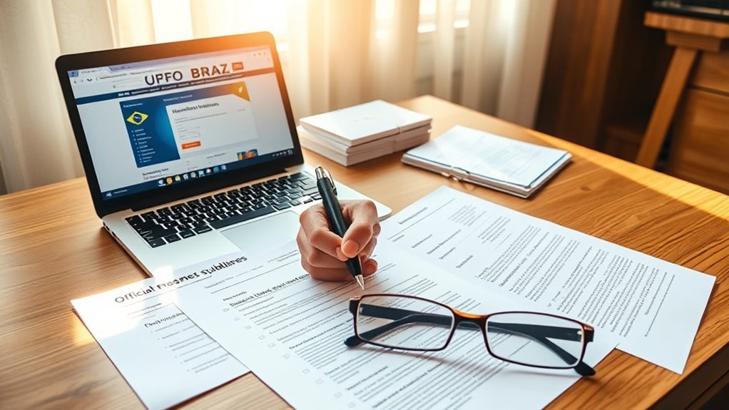 Verifique a documentação exigida cuidadosamente