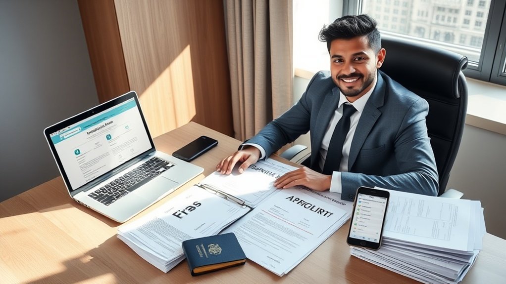 Requisitos de documentação para solicitação de visto