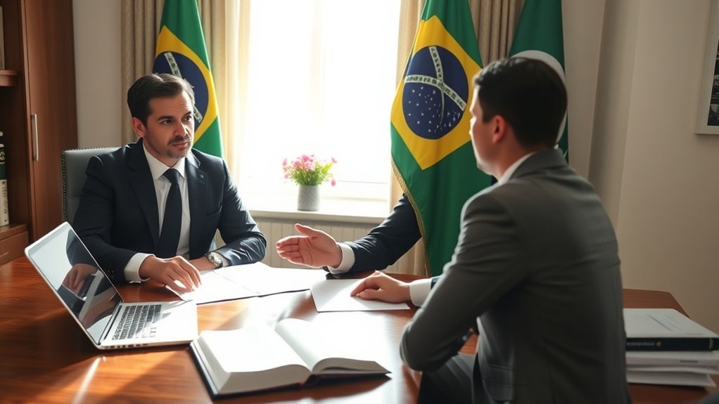 orientação jurídica para solicitação de visto