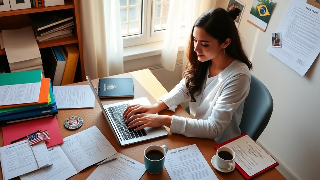 processo de preparação para solicitação de visto