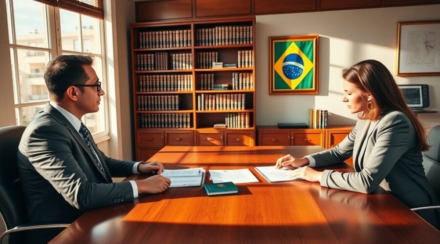 aprovação de visto assistência jurídica