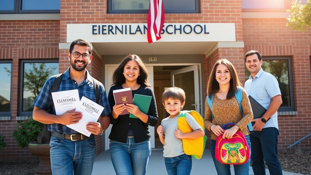 elegibilidade para matrícula escolar baseada em visto