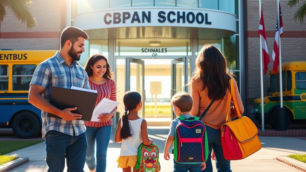 matrícula escolar nos EUA baseada em visto