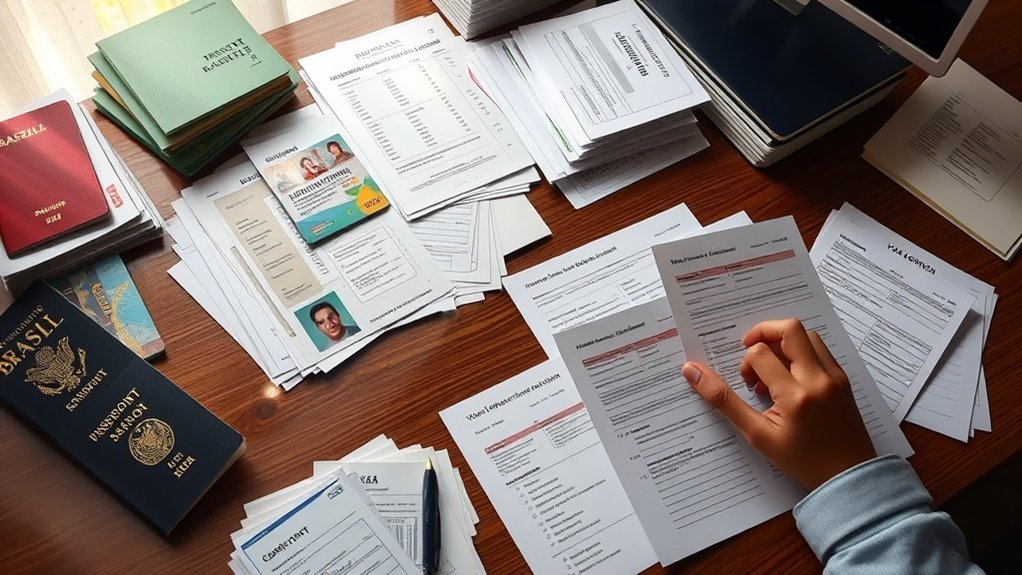 lista de verificação de requisitos de documentação para visto