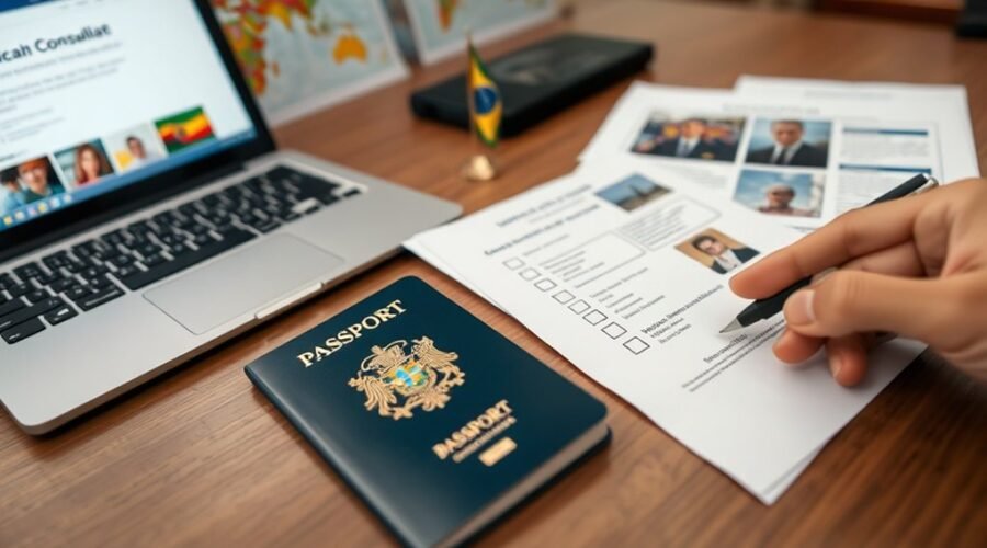 avaliação de elegibilidade para visto brasil