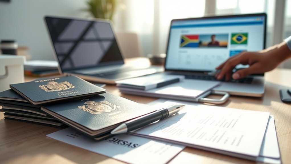 Requisitos de documentação para extensão de visto