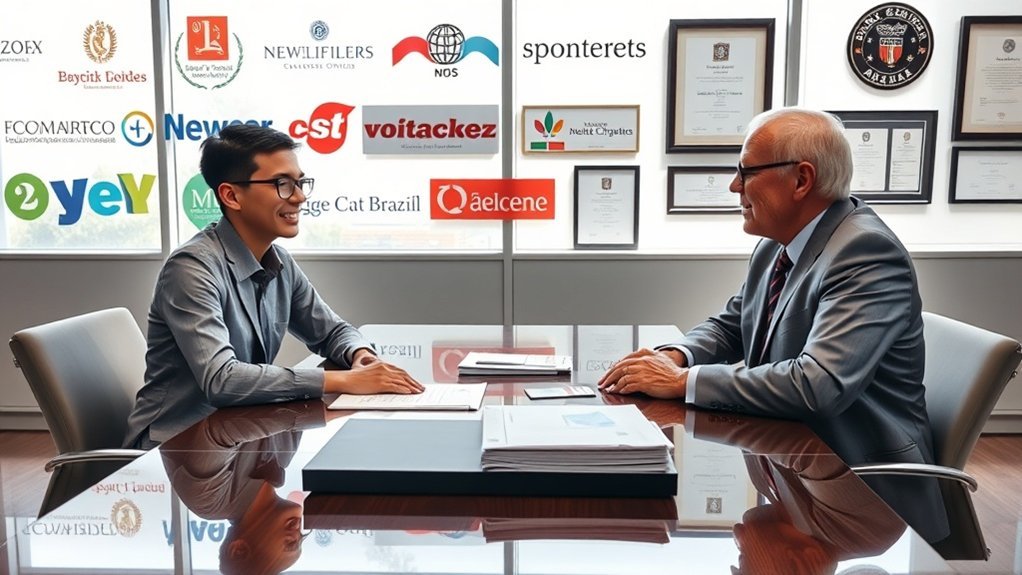 patrocínio de visto por entidades