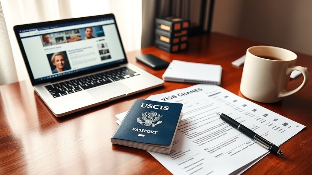 processo de mudança de status de visto