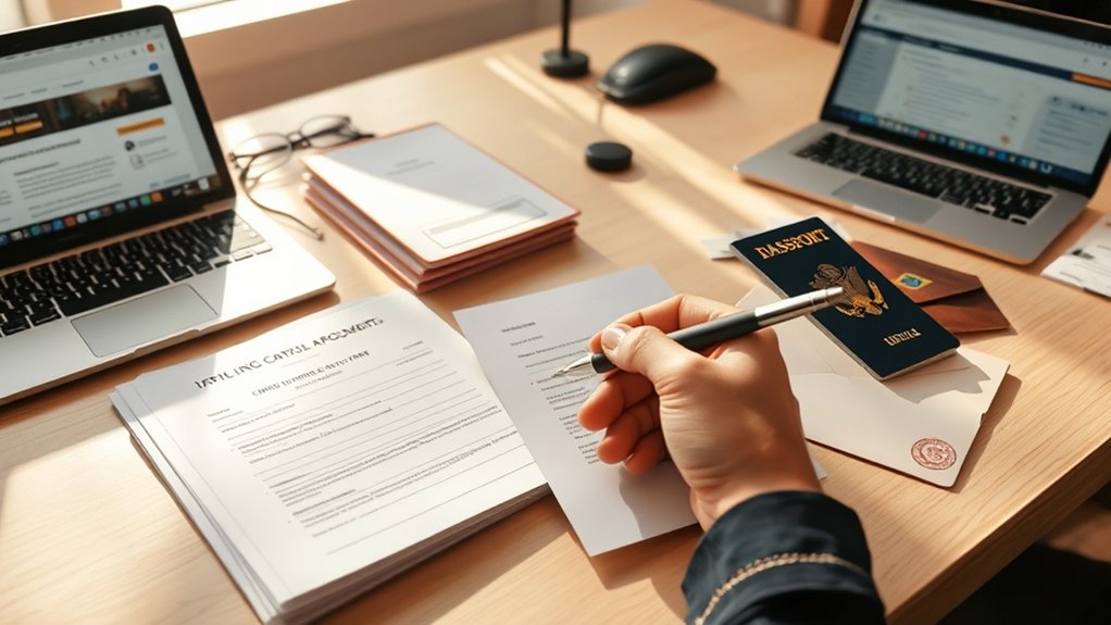 processo de mudança de status de visto