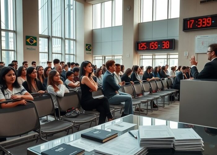 informações sobre o tempo de espera para visto