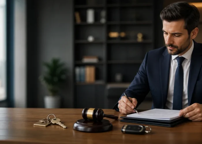 Advogado organiza documentos de imóvel e veículo para leilão