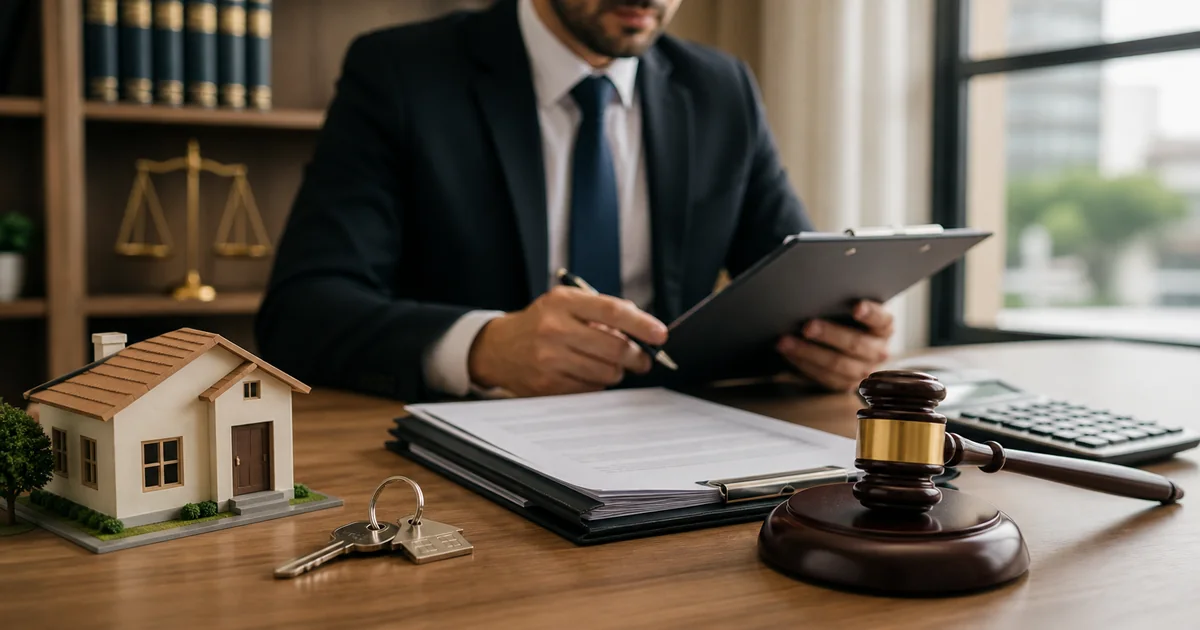 Advogado analisa documentos e custos de imóvel antes do leilão