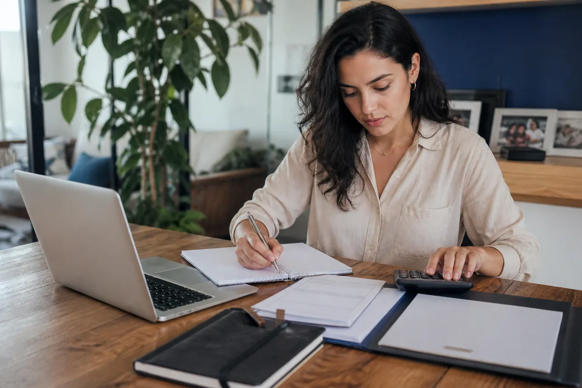 Mulher organiza finanças e carreira após o divórcio
