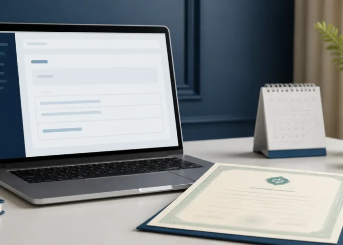 Preview com notebook e certidão para verificar averbação de divórcio