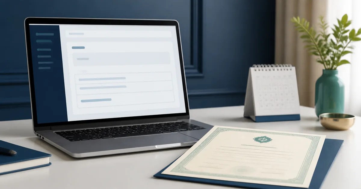 Preview com notebook e certidão para verificar averbação de divórcio