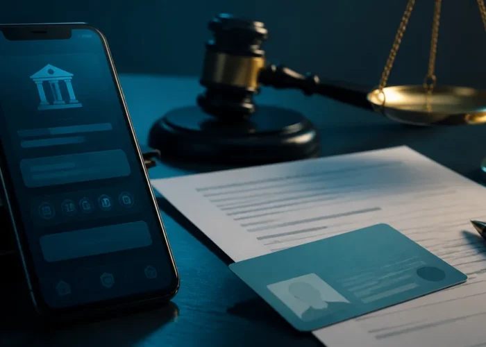 Celular, identificação e documento processual representam bloqueio judicial