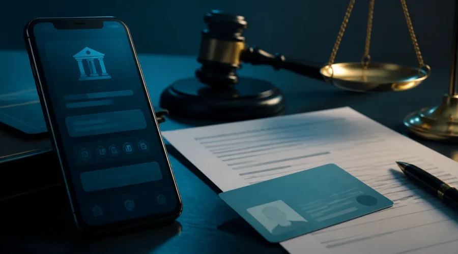 Celular, identificação e documento processual representam bloqueio judicial