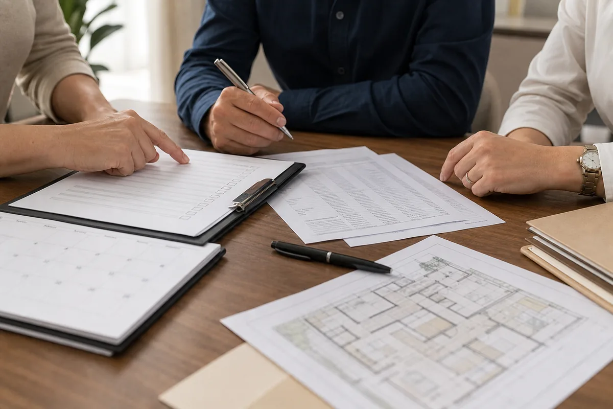 Checklist e documentos usados para acompanhar pendências do inventário