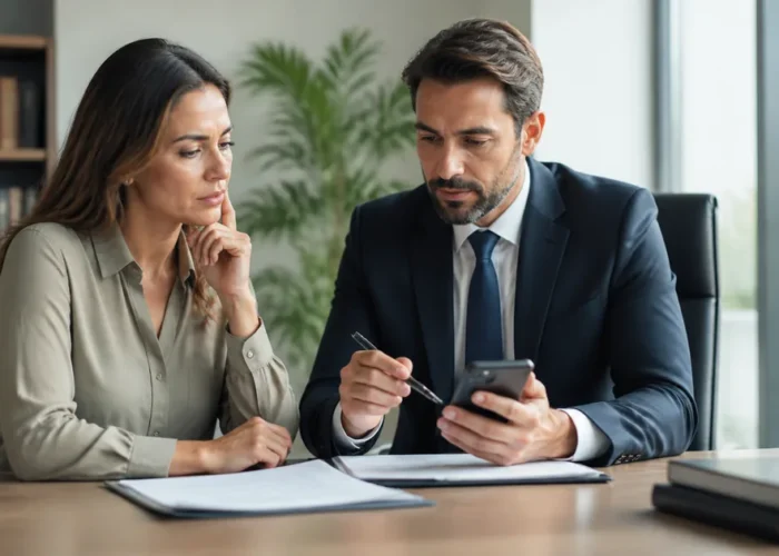 Cliente e advogado analisam bloqueio bancário pelo celular