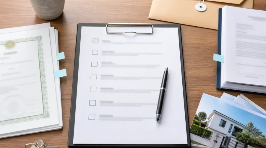 Checklist de documentos para imissão na posse com matrícula contrato e fotos do imóvel