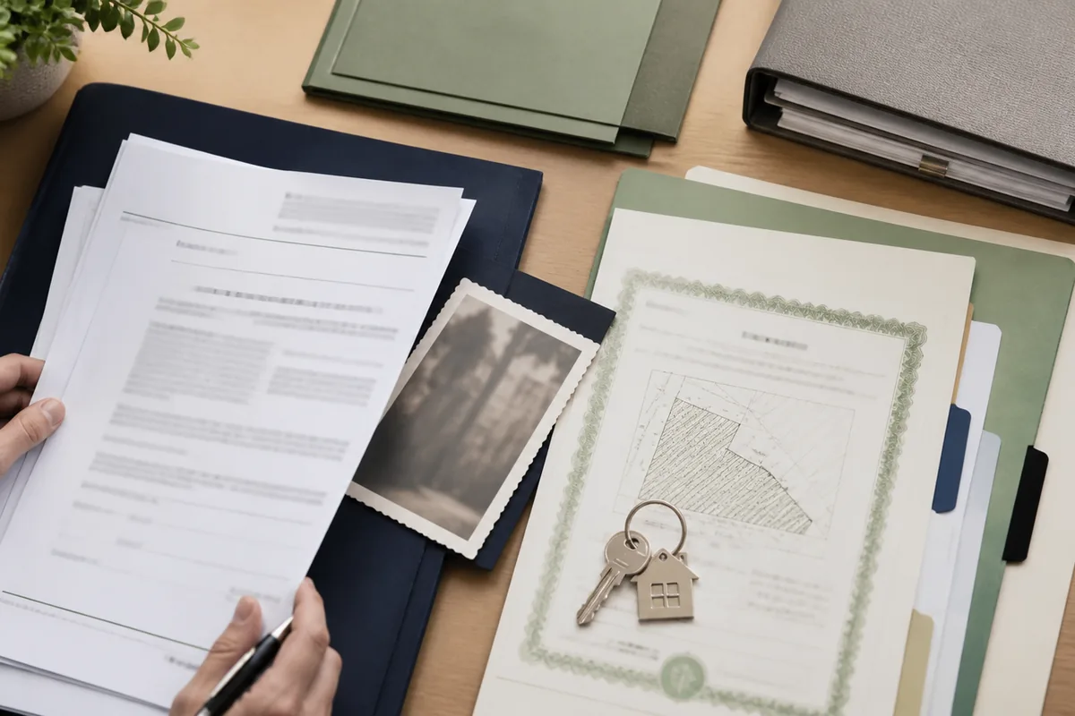 Documentos de inventário e imóvel para imissão na posse em herança
