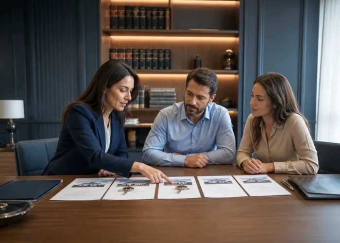 Advogada orienta casal sobre o momento de agir no caso imobiliário