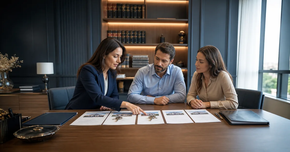 Advogada orienta casal sobre o momento de agir no caso imobiliário