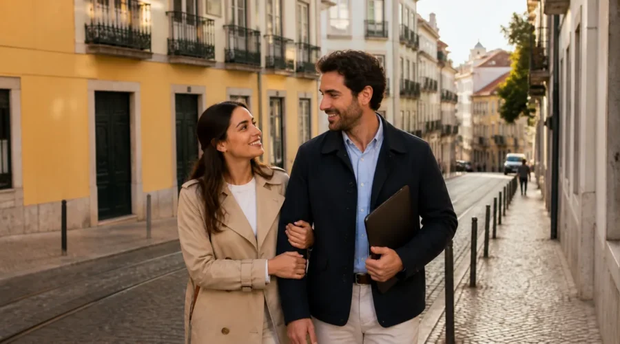 Casal em Lisboa prepara pedido de nacionalidade portuguesa