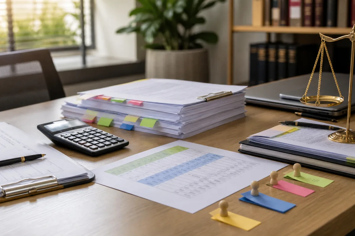 Documentos e cálculo de quinhões para partilha justa no inventário