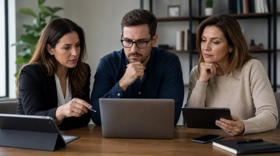 Família e advogada analisam o patrimônio digital deixado no inventário
