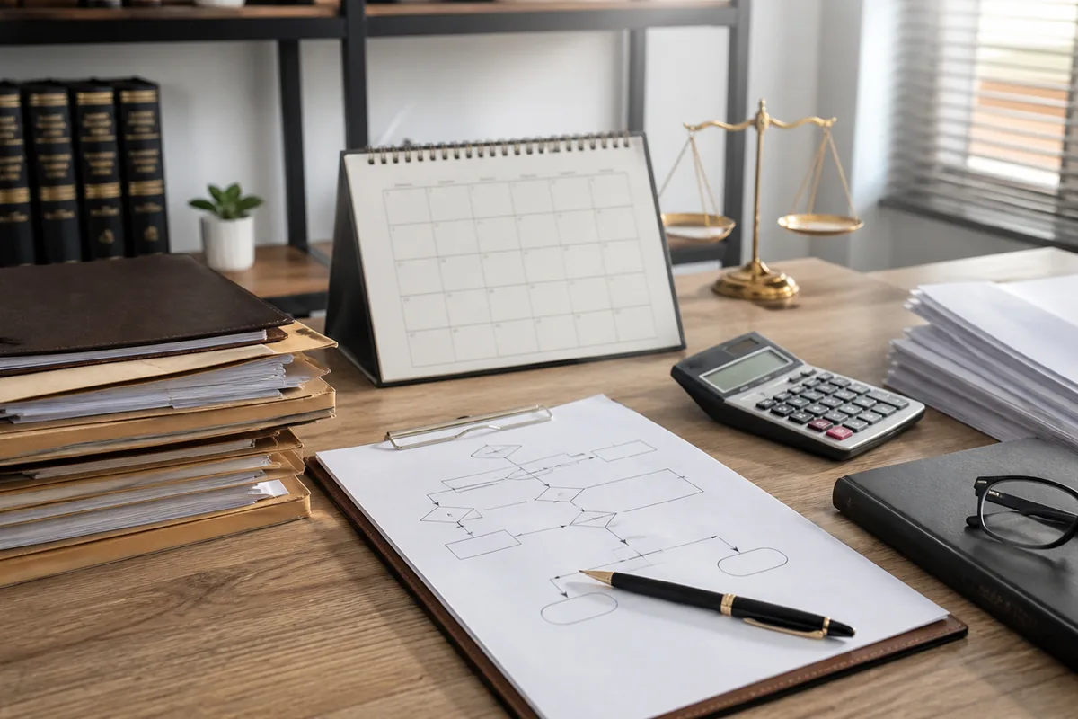 Calendário e documentos para planejamento legal do inventário