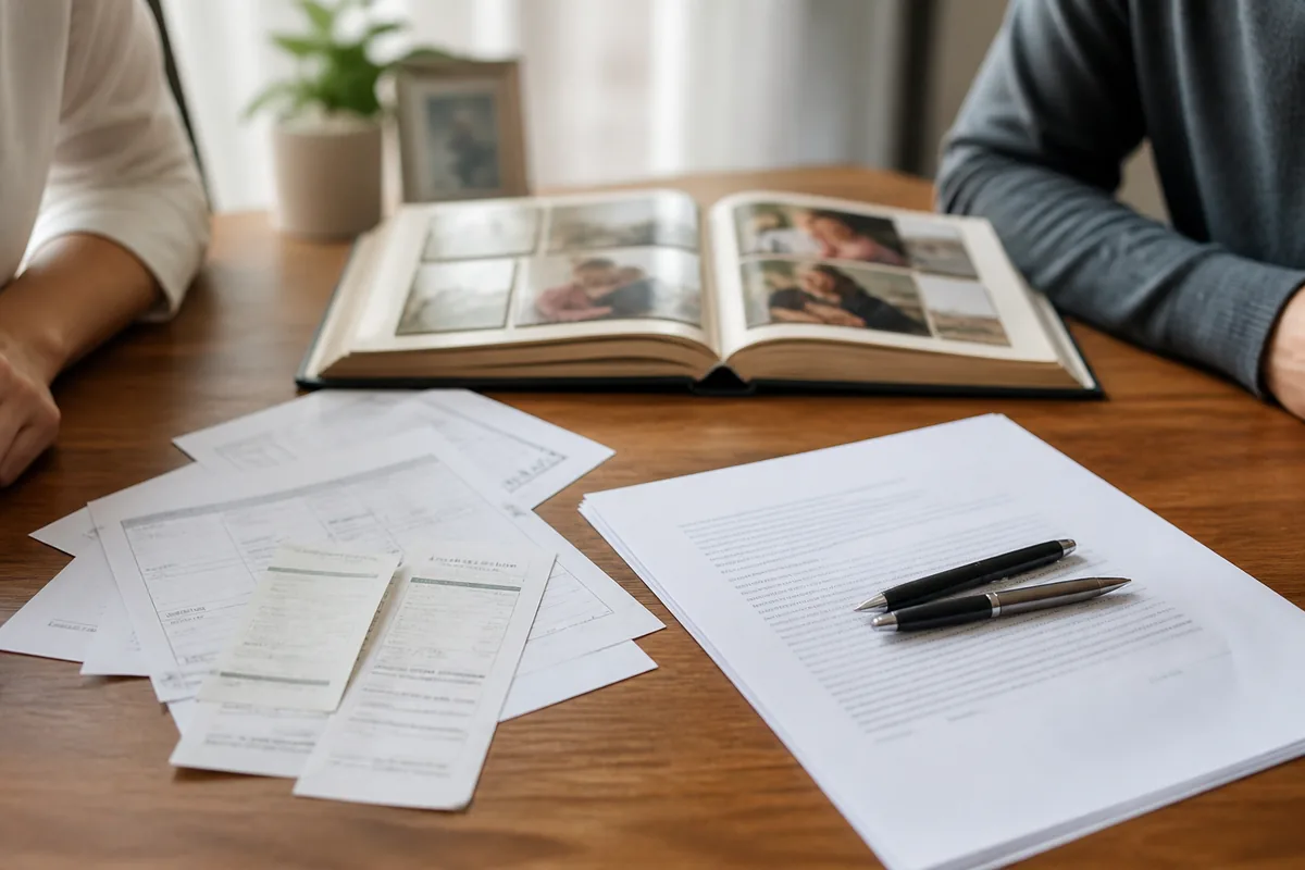 Documentos e fotos usados para avaliar namoro qualificado e união estável
