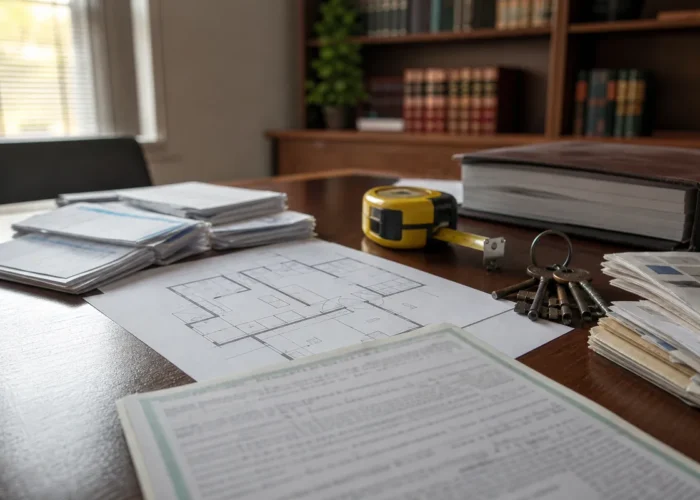 Planta e documentos usados para analisar impedimentos da usucapião