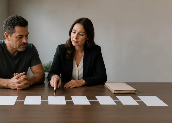 Trabalhador organiza cronologia para pedir registro da carteira