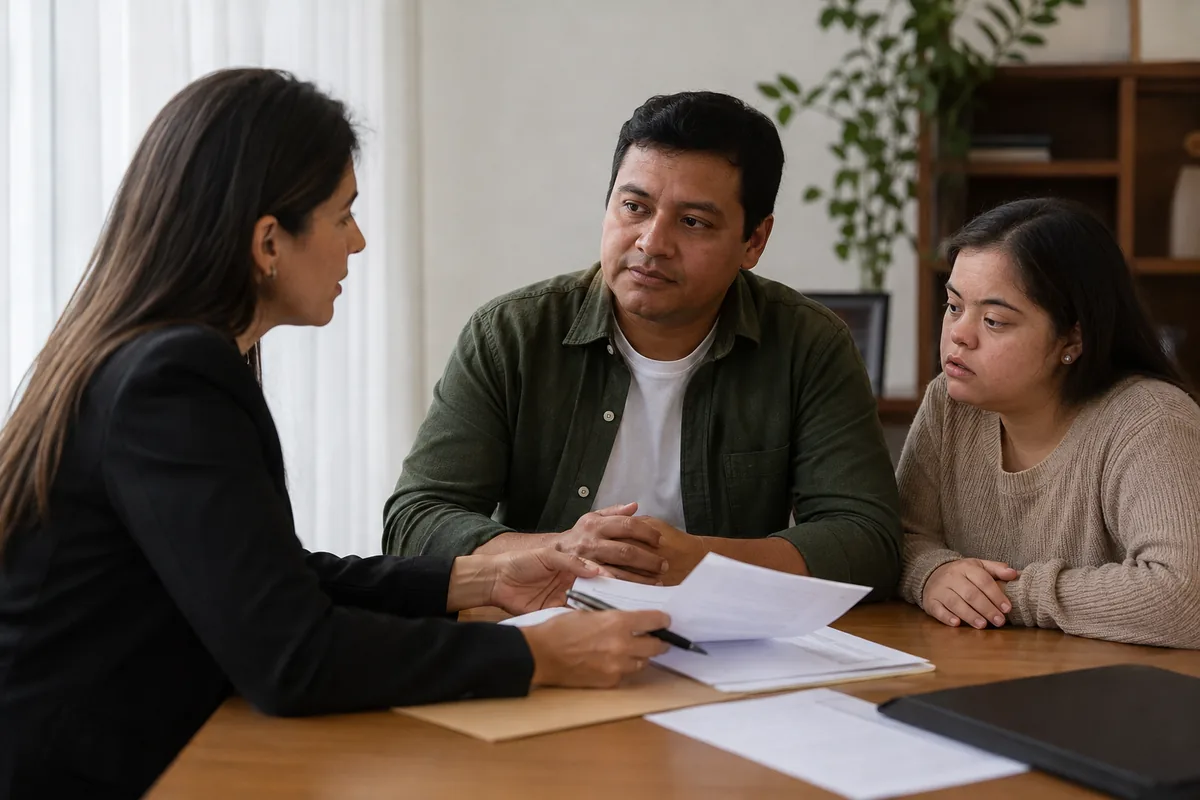 Advogada orienta família preservando a participação da pessoa apoiada