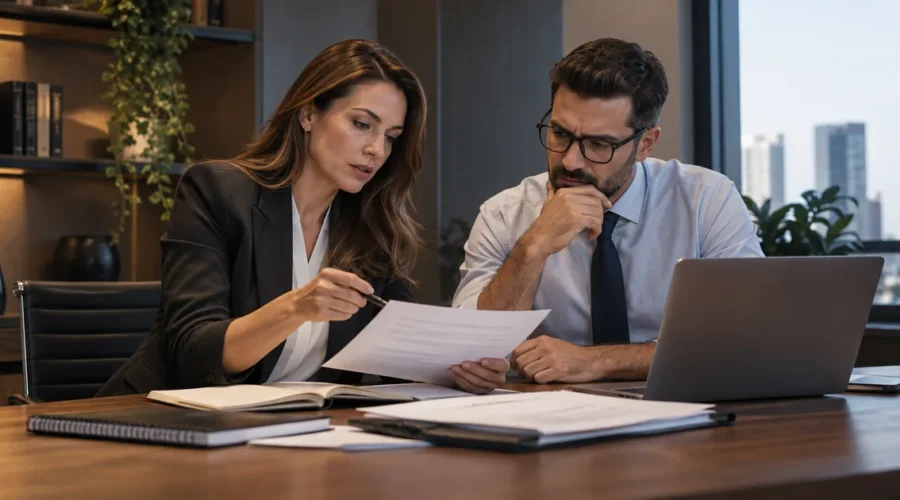Advogada e gestor preparam resposta a processo trabalhista