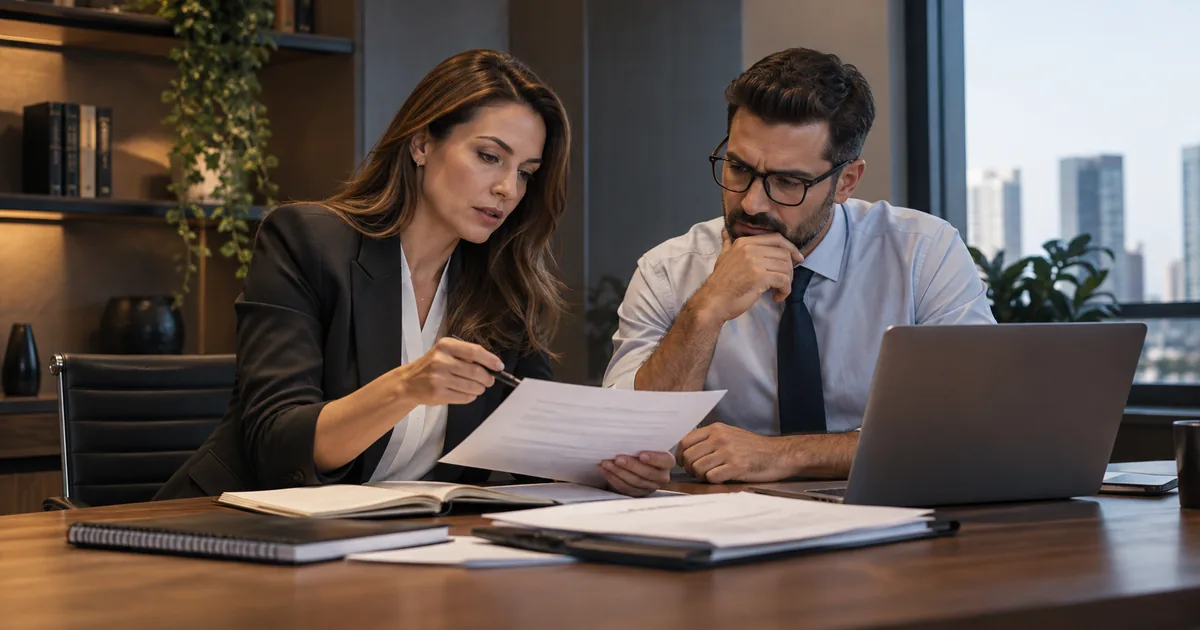 Advogada e gestor preparam resposta a processo trabalhista