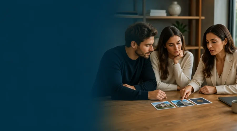 Herdeiros analisam imóveis e ativos com advogada de sucessões