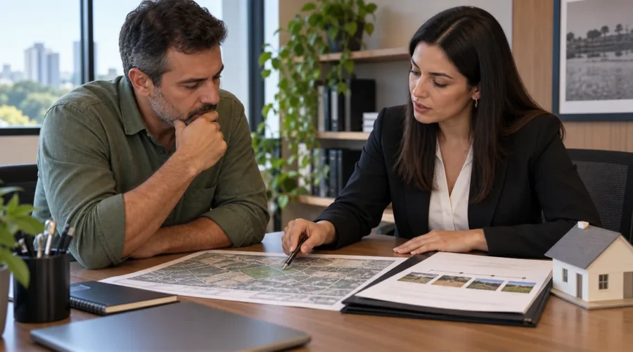Proprietário consulta advogada especialista em usucapião