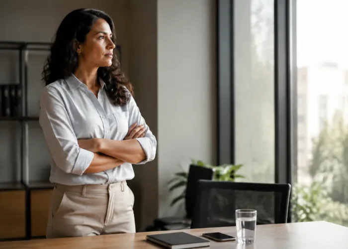 Trabalhadora planeja próximos passos após assédio no trabalho
