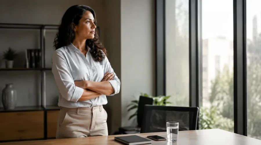 Trabalhadora planeja próximos passos após assédio no trabalho