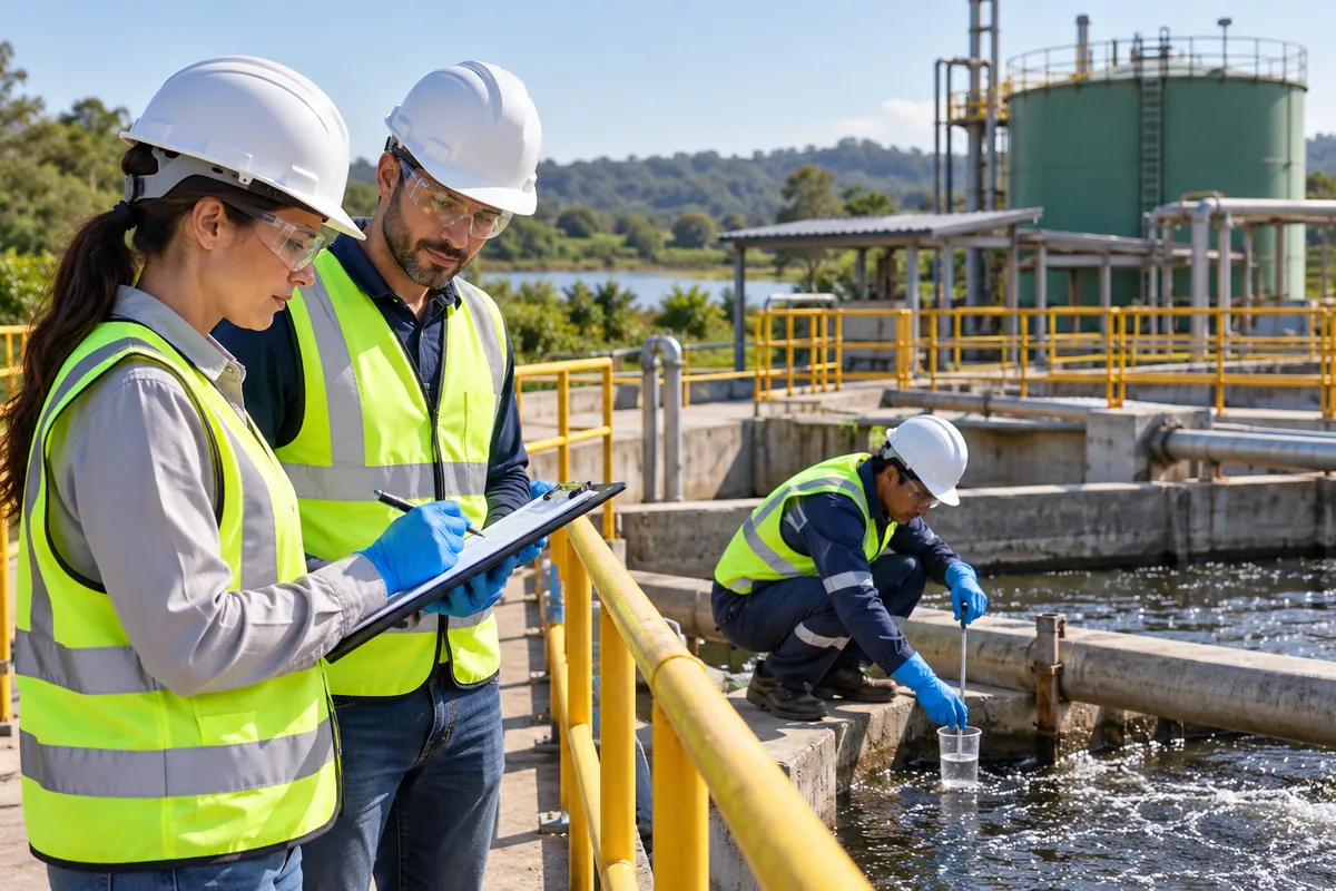 Equipe monitora efluentes e controles para prevenir infrações ambientais