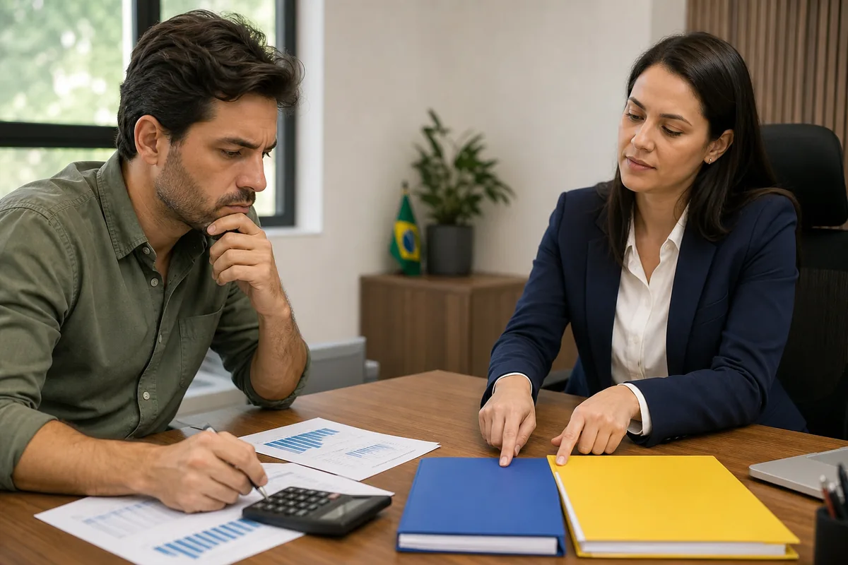 Trabalhador e advogada comparam regras salariais