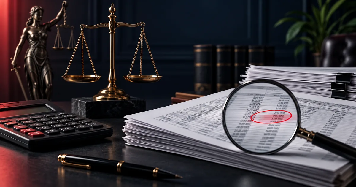 Documentos e cálculo sob análise em caso de autuação fiscal indevida